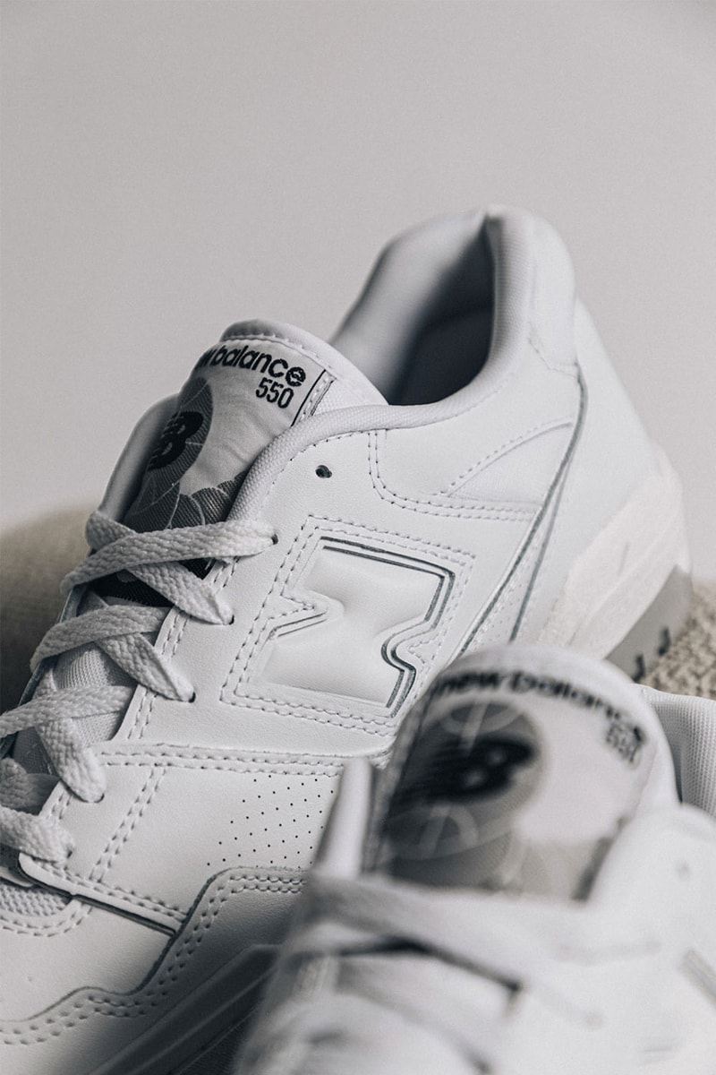 New Balance 550 White Gray BB550PB1 HBX Release Info Buy Price