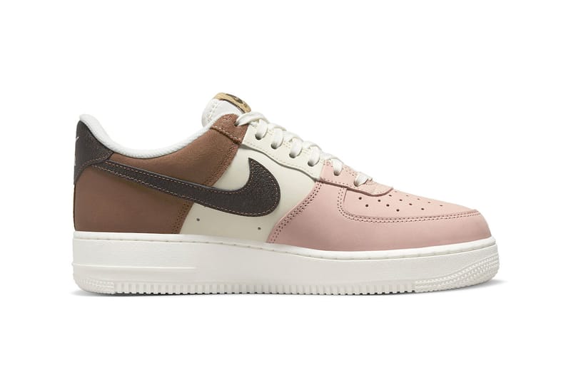 nike air force 1 low suede brown cream