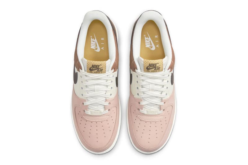 Nike Air Force 1 Low "Neopolitan" Takes Summer Treats to a Whole New Level ice cream chocolate vanilla strawberry summer-ready shoes