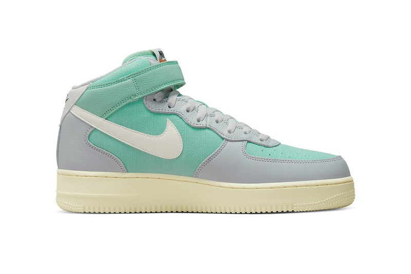nike air force 1 mid enamel green alpha orange sail DQ8766 002 release date info store list buying guide photos price 