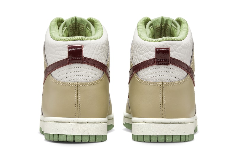 nike dunk high DX8956 001 white tumbled leather brown release date info store list buying guide photos price 