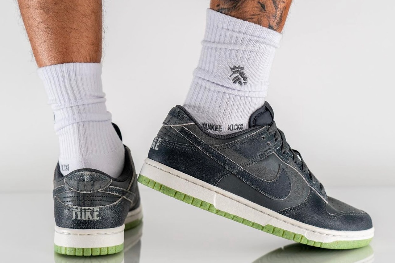 Nike Dunk Low "Iron Grey" Introduces Reflective Swoosh 