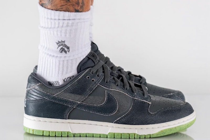 Take an On-Foot Look at Nike’s Dunk Low “Iron Grey”
