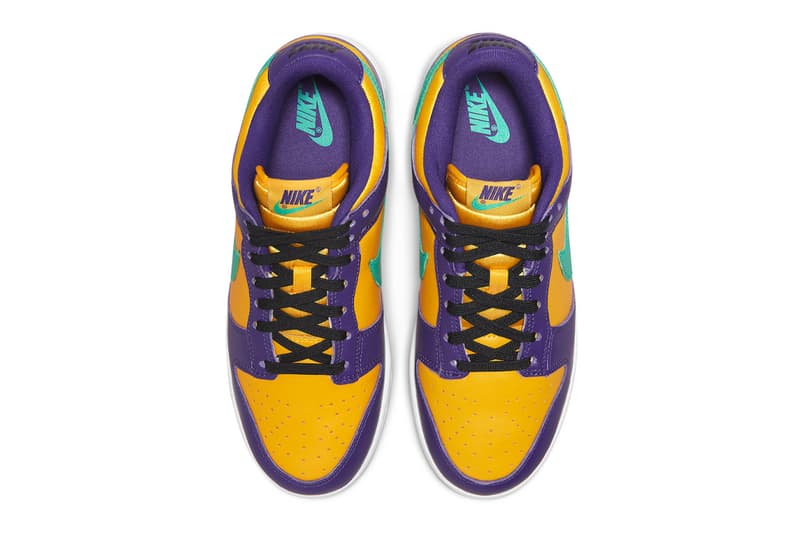 Nike Dunk Low "Lisa Leslie" Release Info wnba los angeles sparks purple gold swoosh mvp 2002 dunk