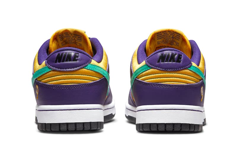 Nike Dunk Low "Lisa Leslie" Release Info wnba los angeles sparks purple gold swoosh mvp 2002 dunk