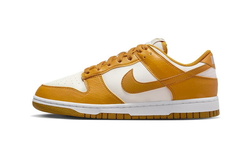 nike dunk low gold white DN1431 001 release date info store list buying guide photos price 