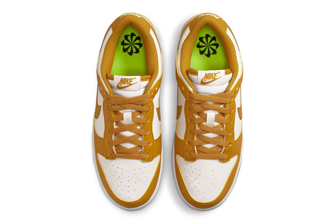 nike dunk low gold white DN1431 001 release date info store list buying guide photos price 