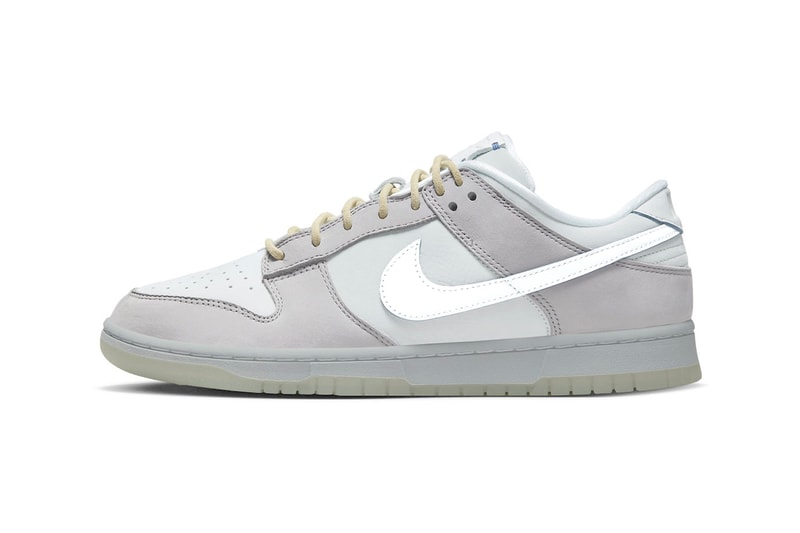 Nike Dunk Low Premium Surfaces in a Greyscale Color Scheme DX3722-001 gray grey muted swoosh 