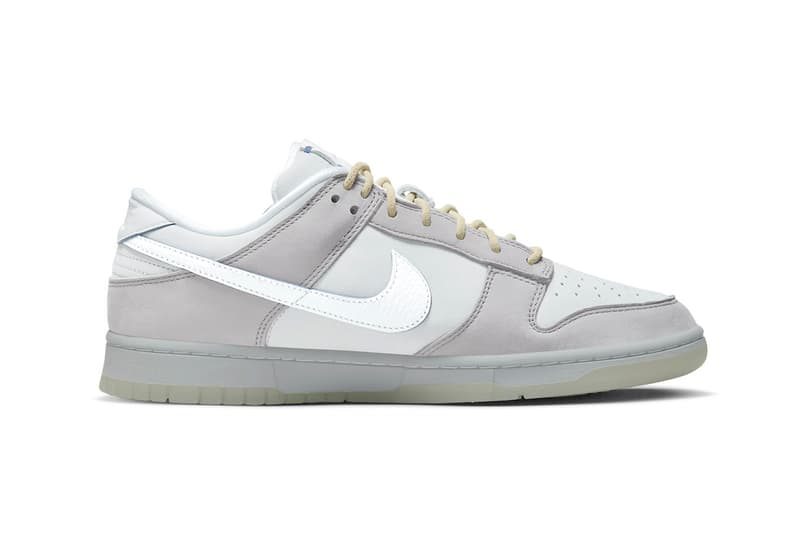 Nike Dunk Low Premium Surfaces in a Greyscale Color Scheme DX3722-001 gray grey muted swoosh 