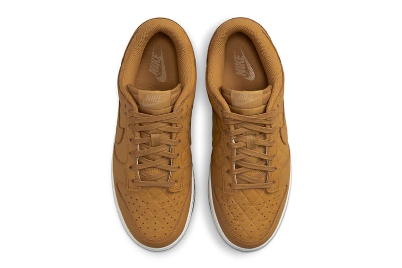 Nike Dunk Low Quilted "Wheat" DX3374-700 Release Info date store list buying guide photos price
