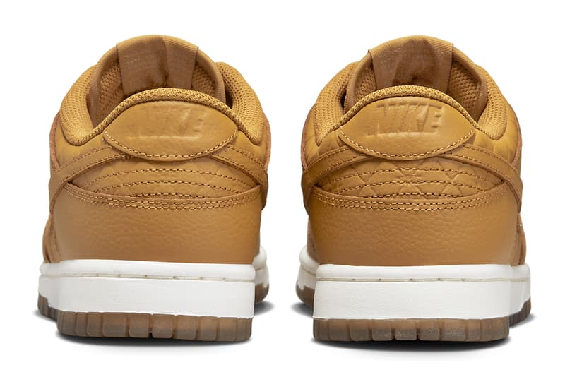 Nike Dunk Low Quilted "Wheat" DX3374-700 Release Info date store list buying guide photos price