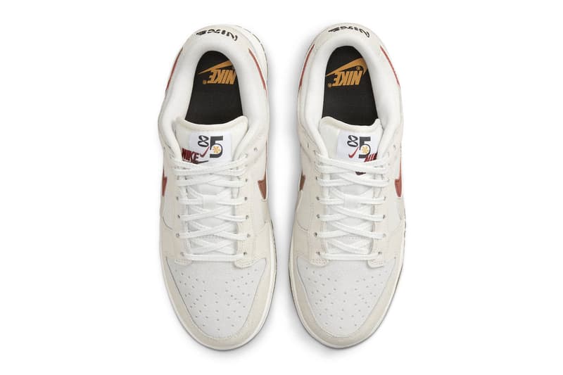 Nike Dunk Low SE 85 Arrives in a Understated Colorway double Swoosh DO9457-100 retro