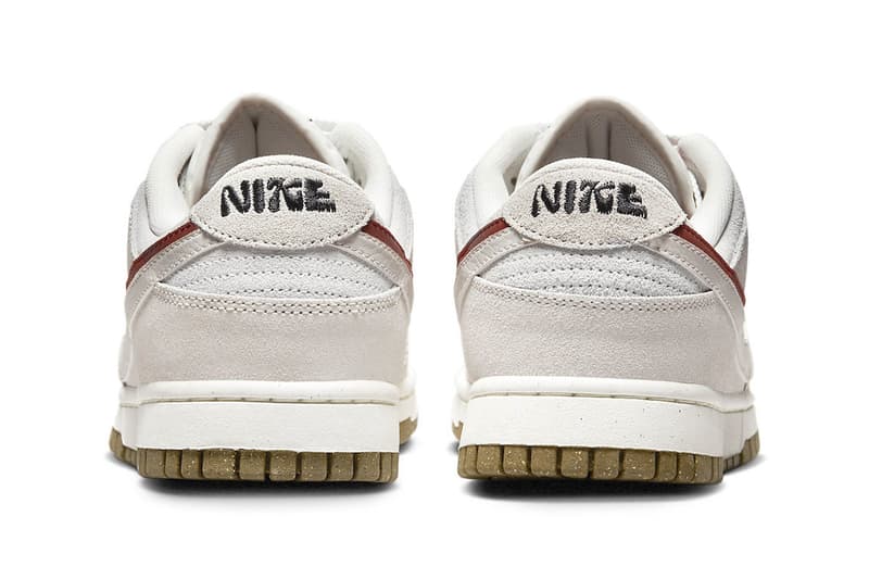 Nike Dunk Low SE 85 Arrives in a Understated Colorway double Swoosh DO9457-100 retro