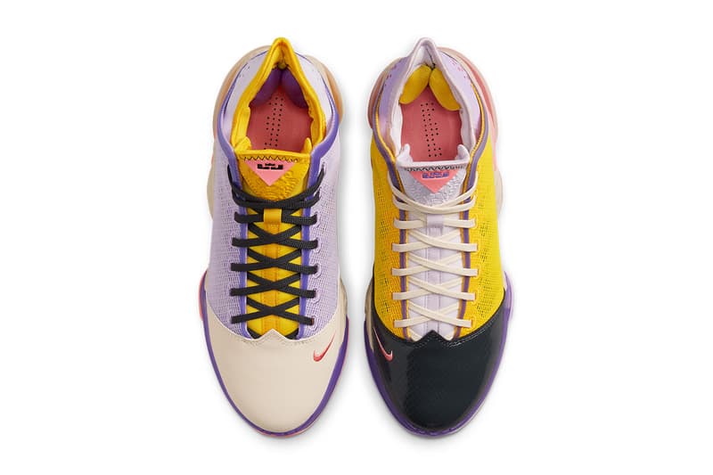 nike lebron 19 low mismatch lakers DO9829 500 release date info store list buying guide photos price 