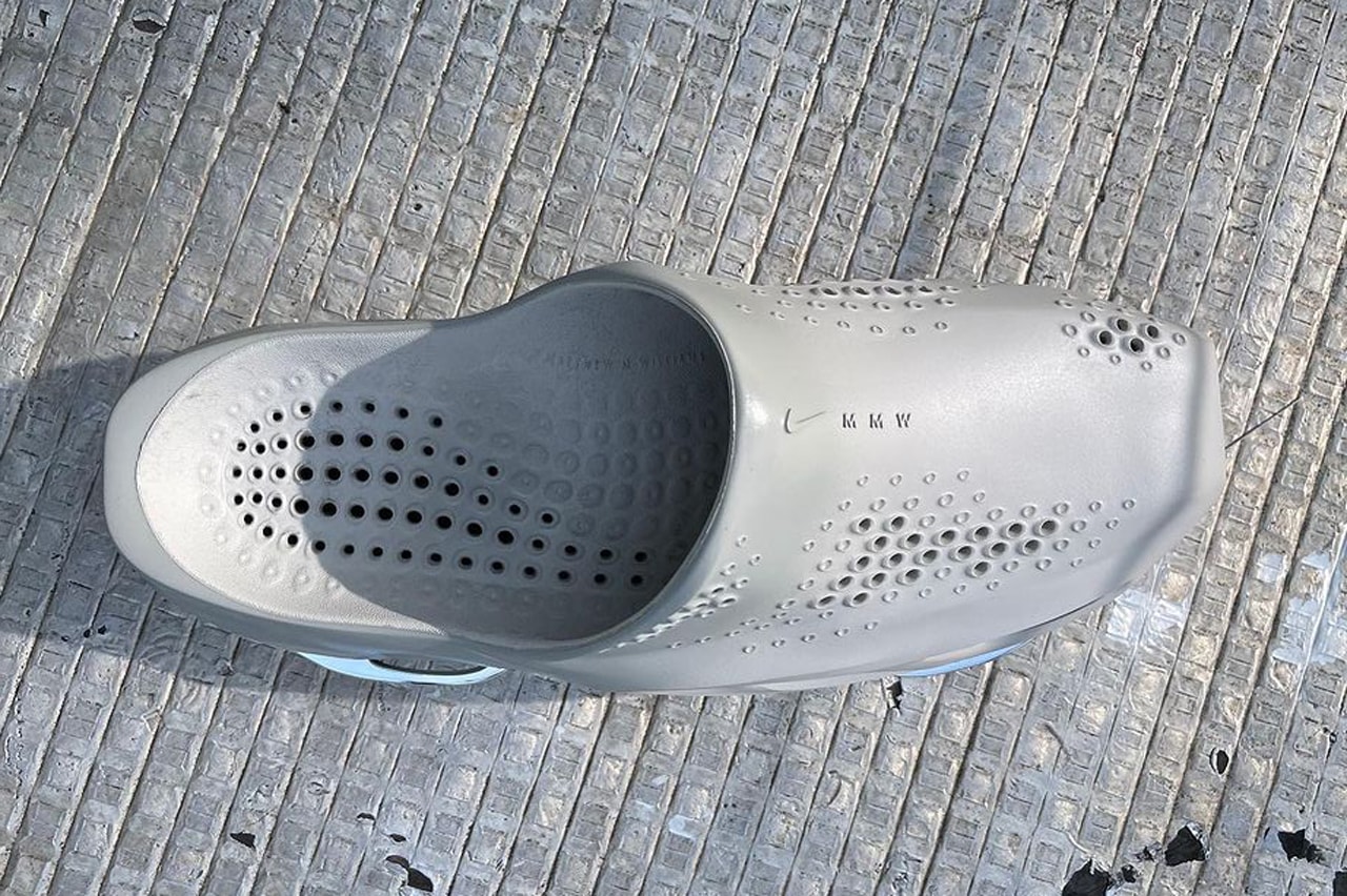 Nike Zoom MMW 5 Grey Release Info date store list buying guide photos price slide slip-on clog