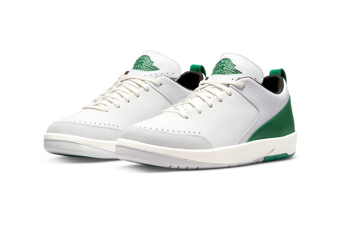 Nina Chanel Abney Air Jordan 2 Low SE Official Look Release Info DQ0560-160 Date Buy Price White Malachite Neutral Grey Sail
