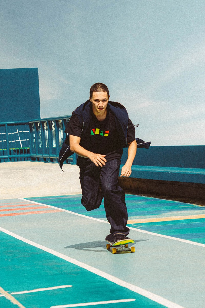 NOAH Spring/Summer 2022 Collection HBX Release Info Buy Price T-shirts Tees Hoodies Logo Cap Beanie Rugby Pullover Striped Sweater Jeans Waist Pack Shoulder Bag