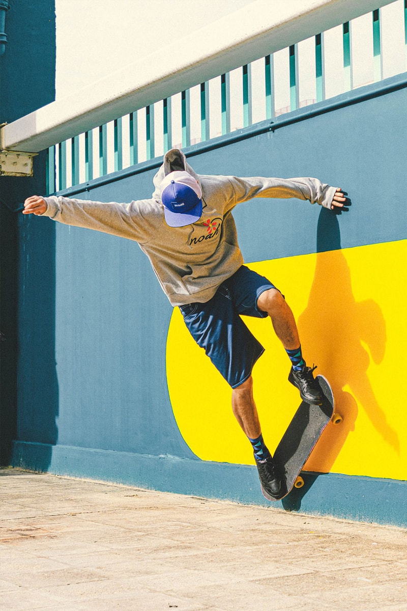 NOAH Spring/Summer 2022 Collection HBX Release Info Buy Price T-shirts Tees Hoodies Logo Cap Beanie Rugby Pullover Striped Sweater Jeans Waist Pack Shoulder Bag