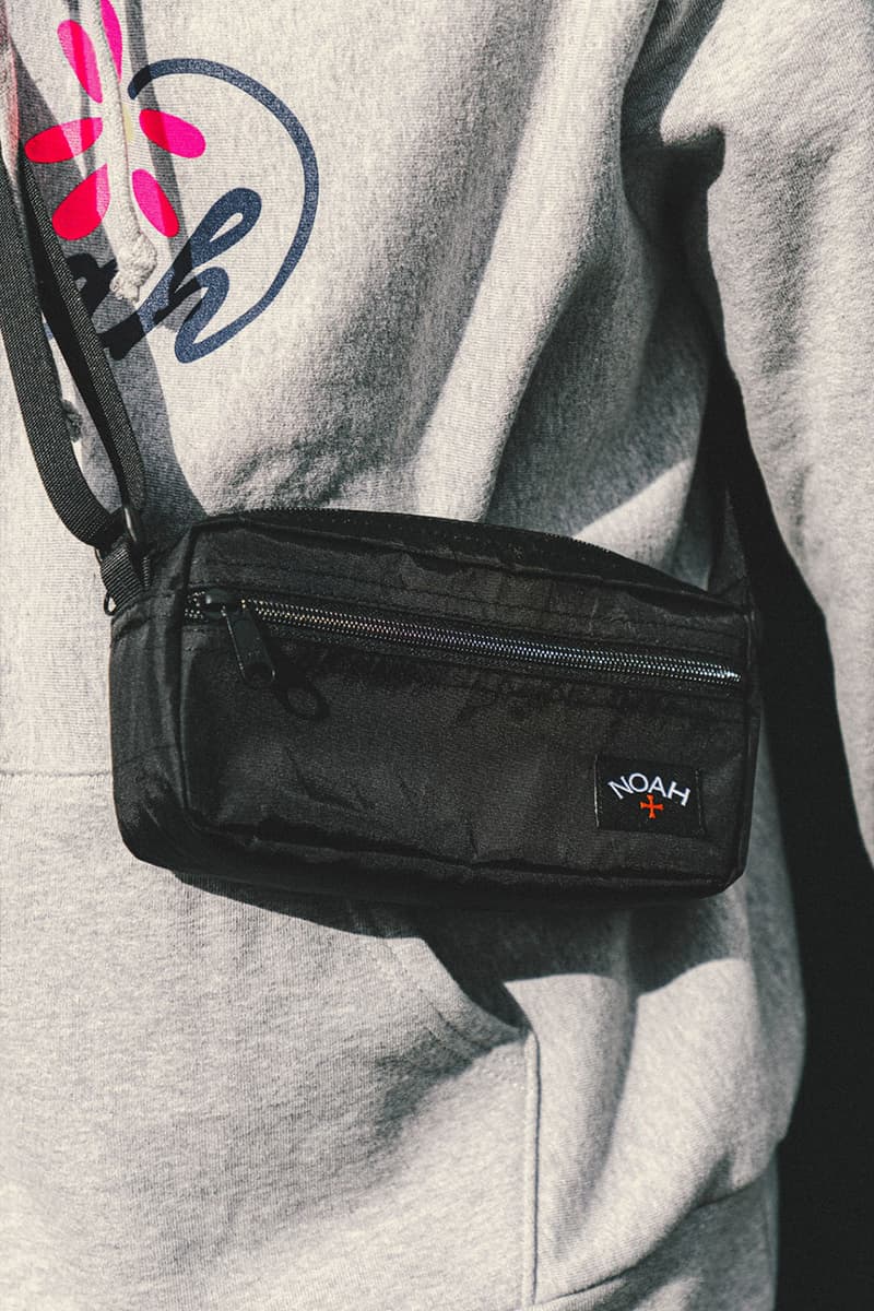 NOAH Spring/Summer 2022 Collection HBX Release Info Buy Price T-shirts Tees Hoodies Logo Cap Beanie Rugby Pullover Striped Sweater Jeans Waist Pack Shoulder Bag