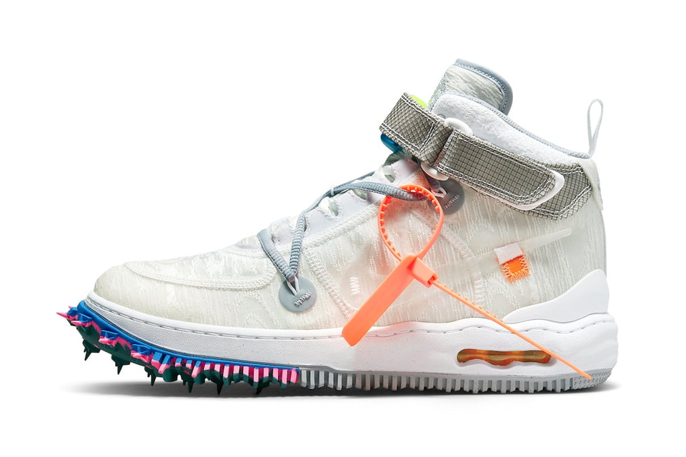 Relationship Alternative proposal Spit out Off-White™ x Nike Air Force 1 Mid "White" Official Look | Hypebeast