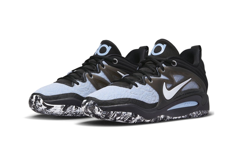 Official Images of the Nike KD 15 in "Black Light Blue" DM1054-101 kevin durant brooklyn nets basketball shoes nba 