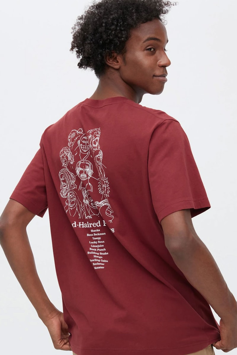 One Piece Red Luffy Outline T-Shirt