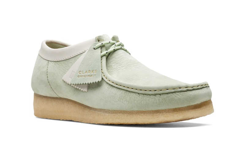 Clarks Originals Wallabee Pale Green Hiking-Inspired Design 