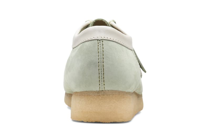 Clarks Originals Wallabee Pale Green Hiking-Inspired Design 