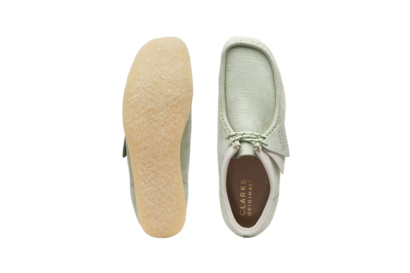 Clarks Originals Wallabee Pale Green Hiking-Inspired Design 