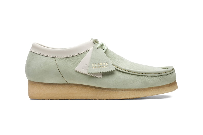 Clarks Originals Wallabee Pale Green Hiking-Inspired Design 
