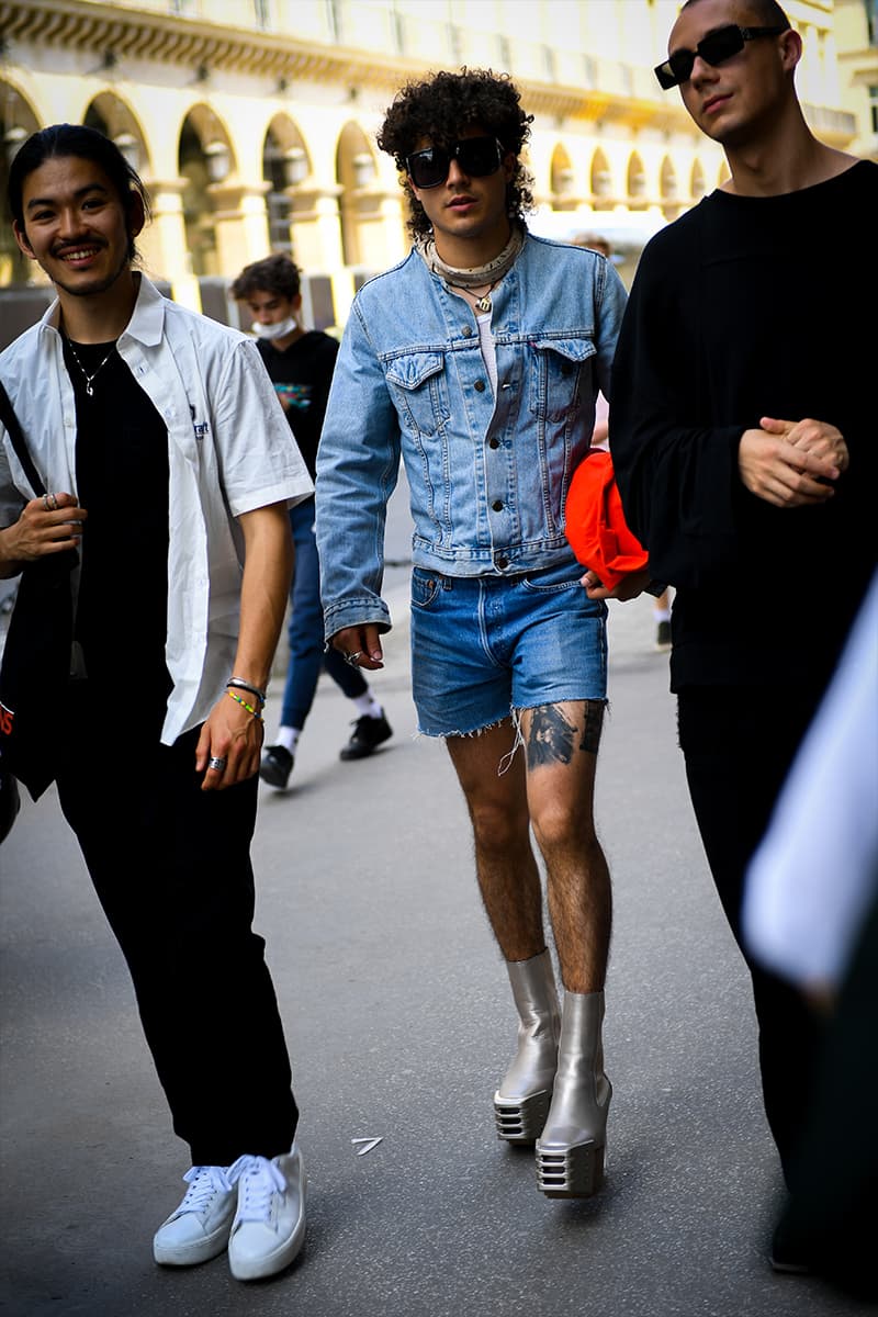 Refined Savoir Faire Informs Men's Street Style for Paris Fashion Week SS23 Paris Fashion Week Spring/Summer 2023 Street Style thom browne dior louis vuitton justin timberlake kendrick lamar rapper jaden smith addison rae jessica biel loewe givenchy celine