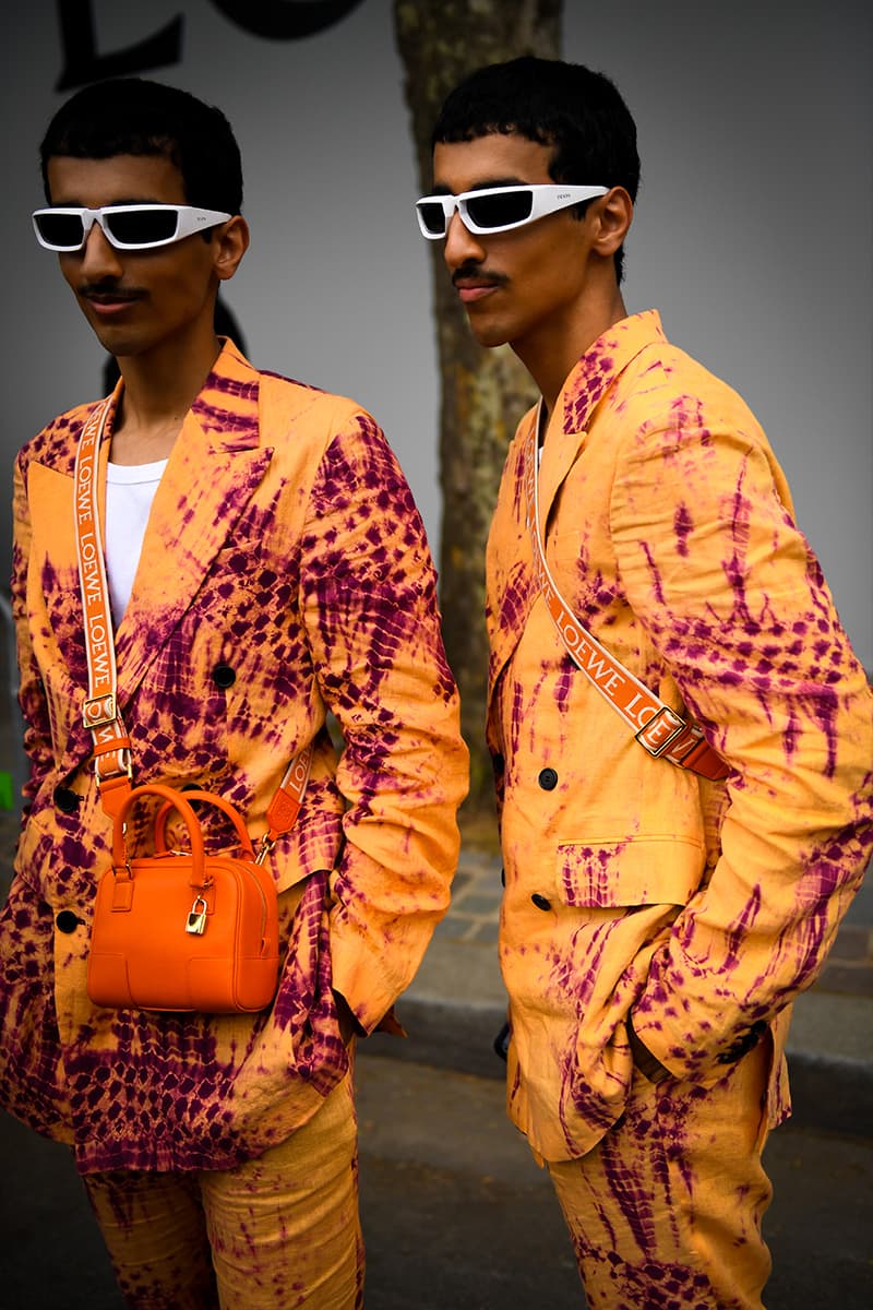 Refined Savoir Faire Informs Men's Street Style for Paris Fashion Week SS23 Paris Fashion Week Spring/Summer 2023 Street Style thom browne dior louis vuitton justin timberlake kendrick lamar rapper jaden smith addison rae jessica biel loewe givenchy celine