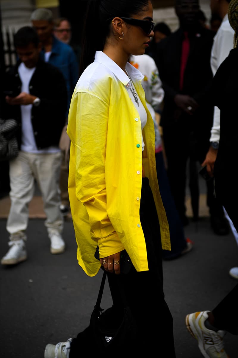 Refined Savoir Faire Informs Men's Street Style for Paris Fashion Week SS23 Paris Fashion Week Spring/Summer 2023 Street Style thom browne dior louis vuitton justin timberlake kendrick lamar rapper jaden smith addison rae jessica biel loewe givenchy celine