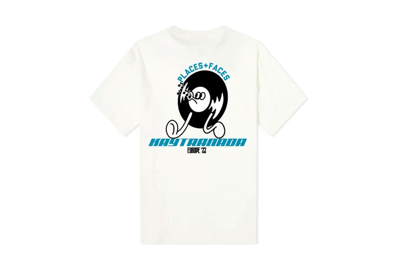 Places plus Faces Drops Kaytranada Europe Tour Merch Collaboration release info date price record portrait hoodie t shirt tee white black purple 