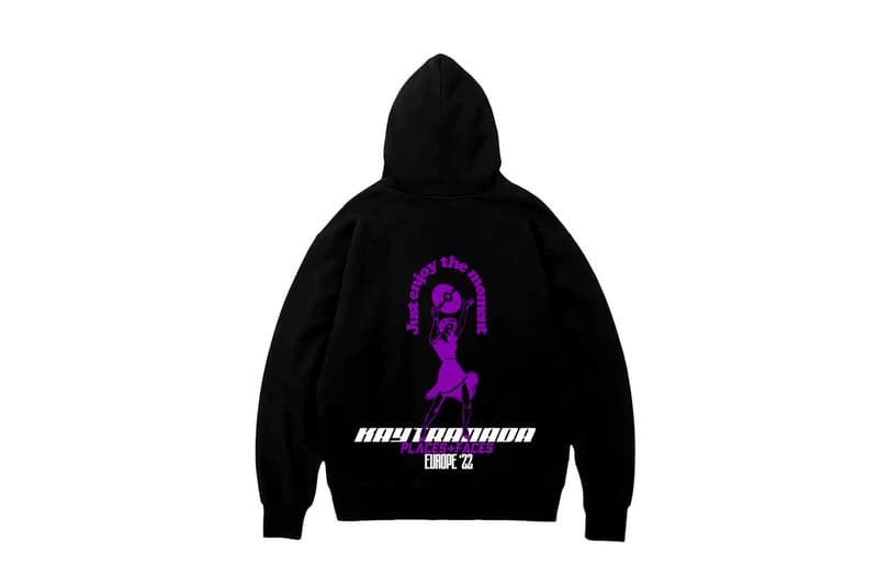 Places plus Faces Drops Kaytranada Europe Tour Merch Collaboration release info date price record portrait hoodie t shirt tee white black purple 