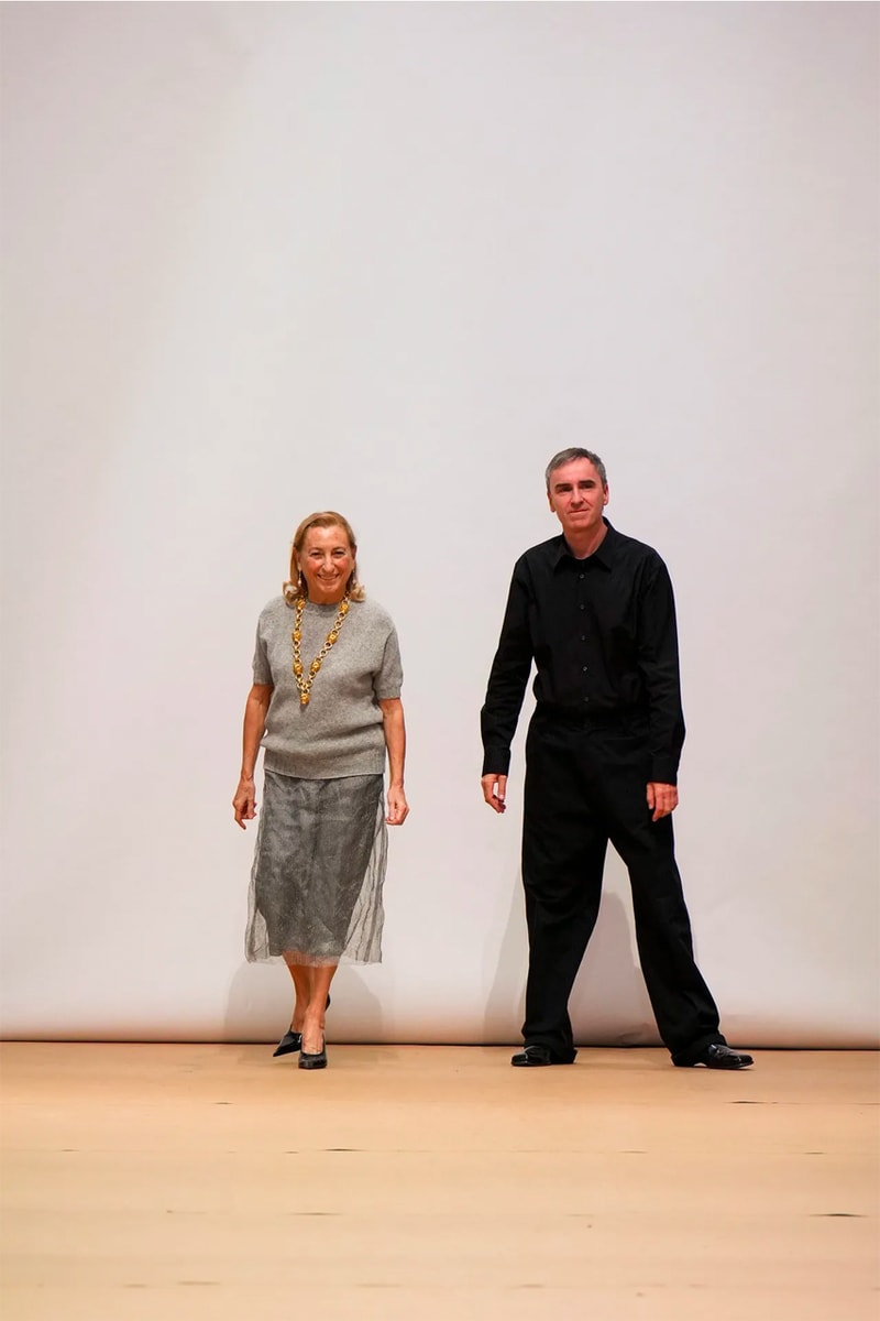 Prada Uomo Spring Summer 2023 SS23 Milan Fashion Week Runway "Prada Choices" Miuccia Prada Raf Simons Show Review Looks Jeff Goldblum rami malek Jung Jaehyun Sung Kang Win Metawin