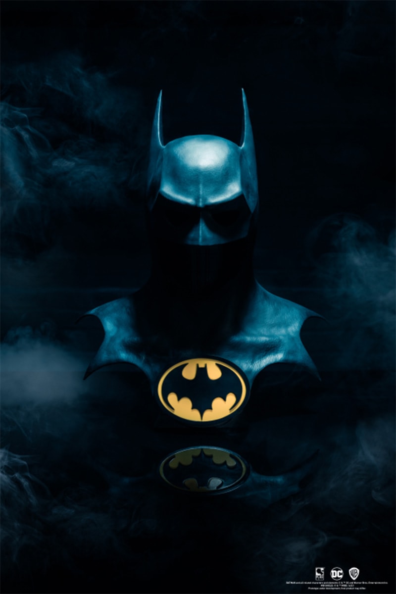 purearts props replicas dc comics 1989 michael keaton batman cowl collectible 3d scans original