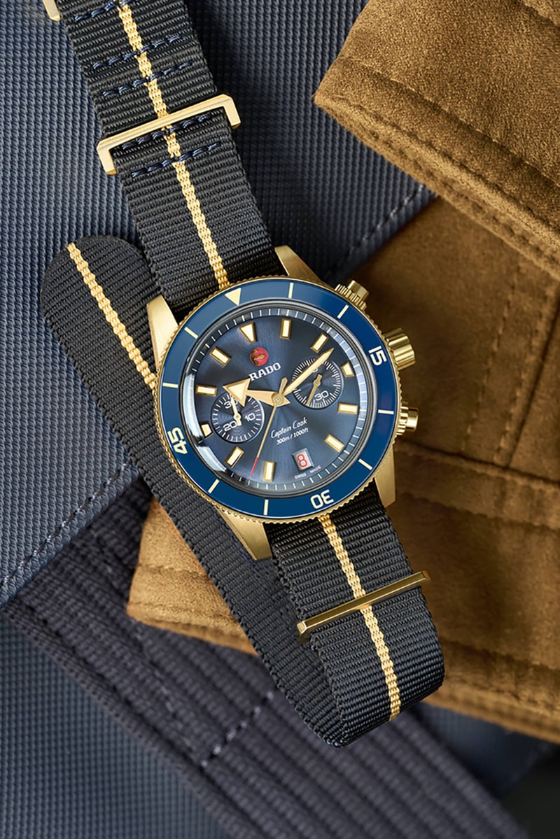 Vintage Rado Diver Turns Chronograph With Three Bronze and Stainless Steel Options