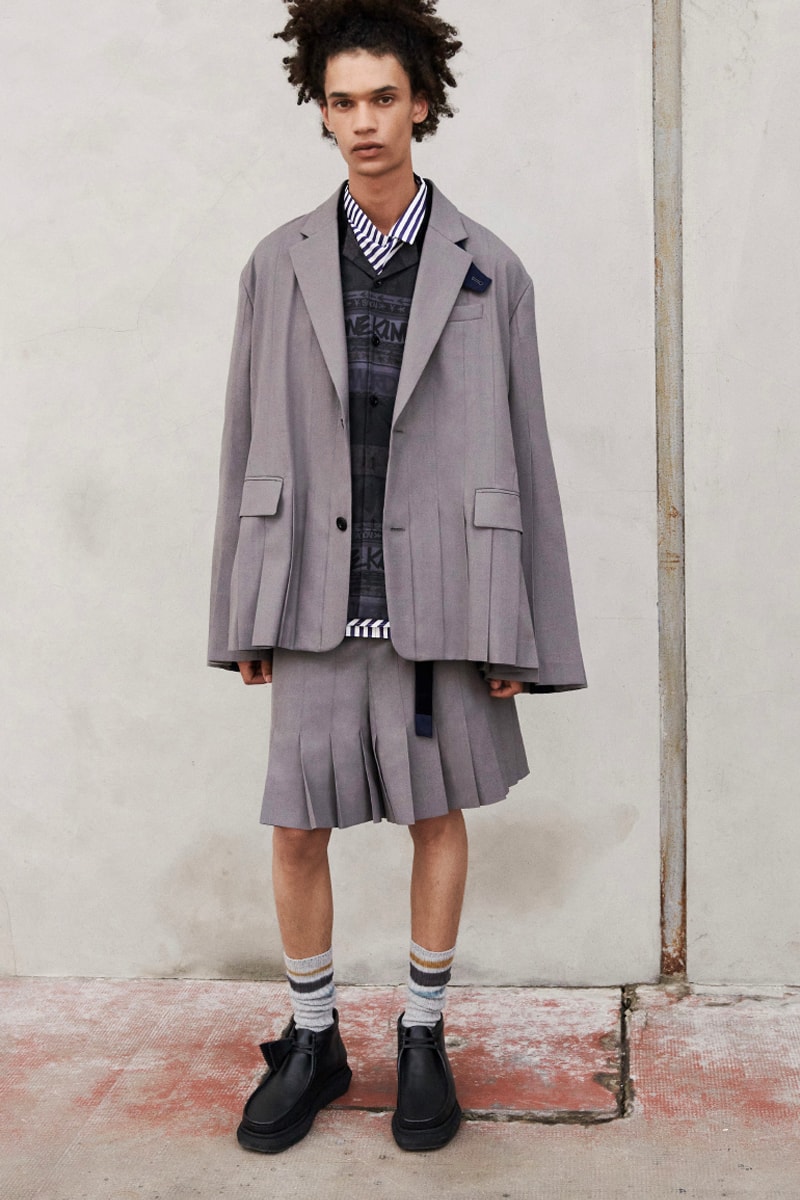 sacai SS23 Collection Photos Info Paris Fashion Week Men's Clarks Wallabee Eric Haze