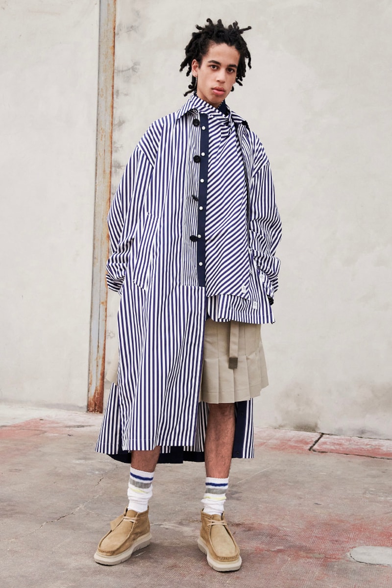 sacai SS23 Collection Photos Info Paris Fashion Week Men's Clarks Wallabee Eric Haze
