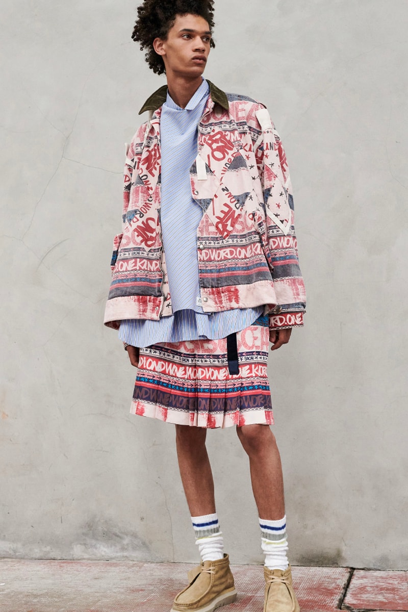 sacai SS23 Collection Photos Info Paris Fashion Week Men's Clarks Wallabee Eric Haze