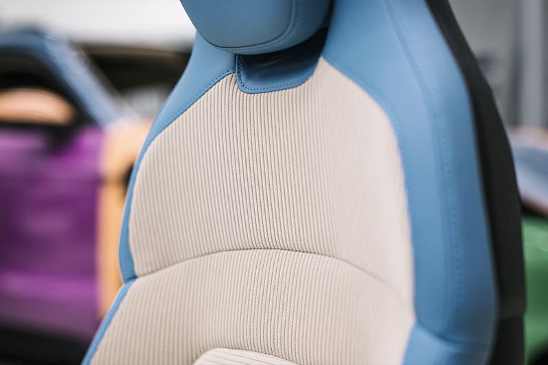 Sean Wotherspoon Joins Forces With Porsche to Design His Own Taycan 4 Cross Turismo electric vehicle nike south by southwest nash blue Sean Peach, Loretta Purple, and Ashley Green exclusive manufaktur Take an Inside Look at Sean Wotherspoon's Custom Porsche Taycan 4S Cross Turismo