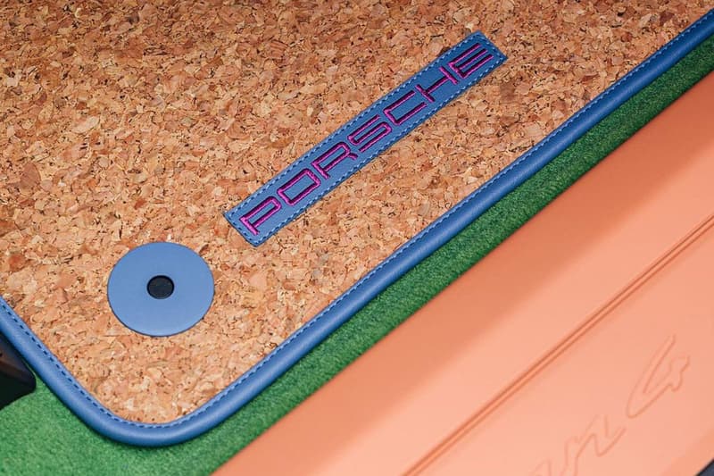 Sean Wotherspoon Joins Forces With Porsche to Design His Own Taycan 4 Cross Turismo electric vehicle nike south by southwest nash blue Sean Peach, Loretta Purple, and Ashley Green exclusive manufaktur Take an Inside Look at Sean Wotherspoon's Custom Porsche Taycan 4S Cross Turismo