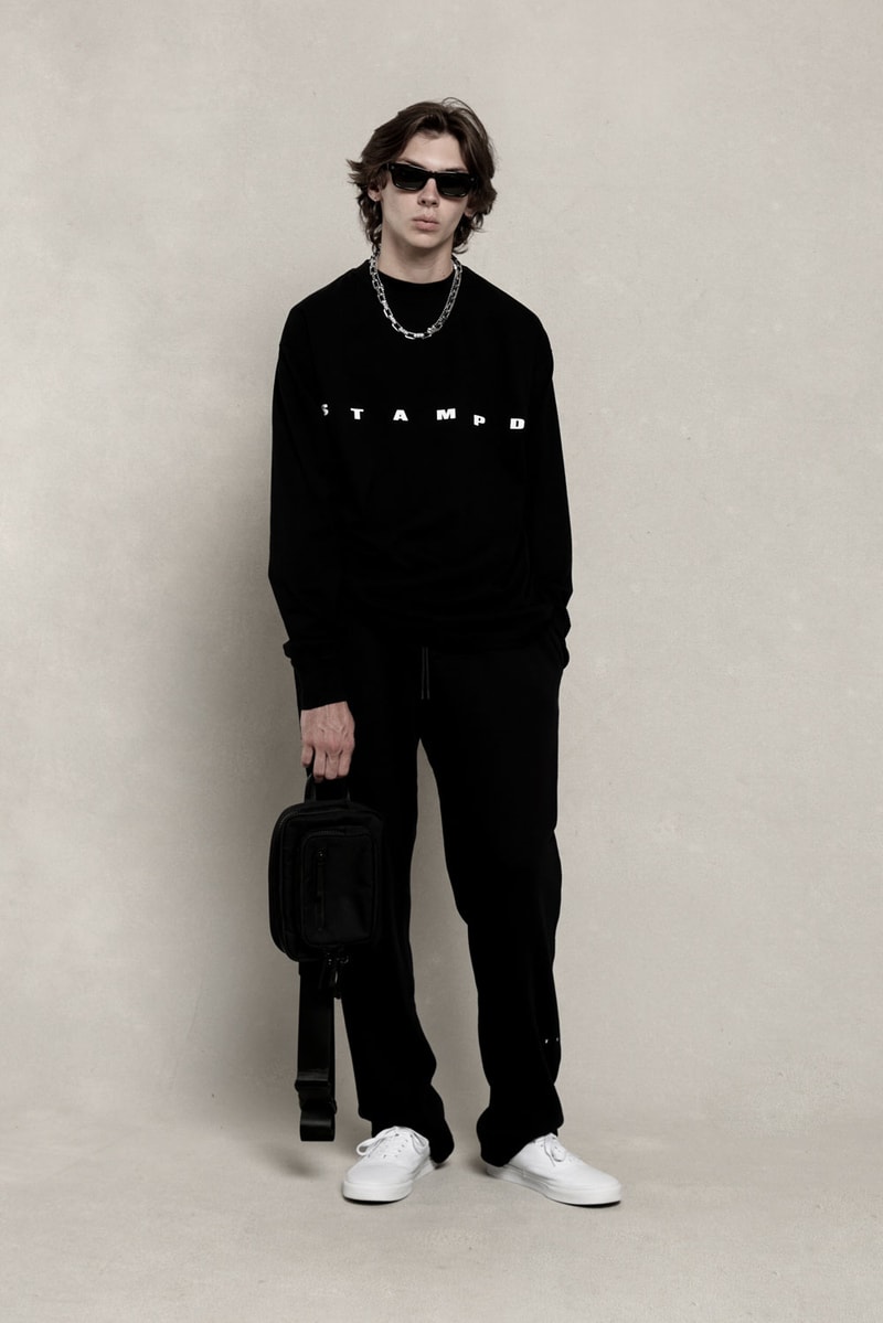 Stampd Pre-Fall 2022 Collection Lookbook Surf Apparel Perfect Travel Pant Traveler’s Set Berlin Pant Monochromatic Minimalist Hoodies Joggers T-shirts Button-Downs Cargo Pants