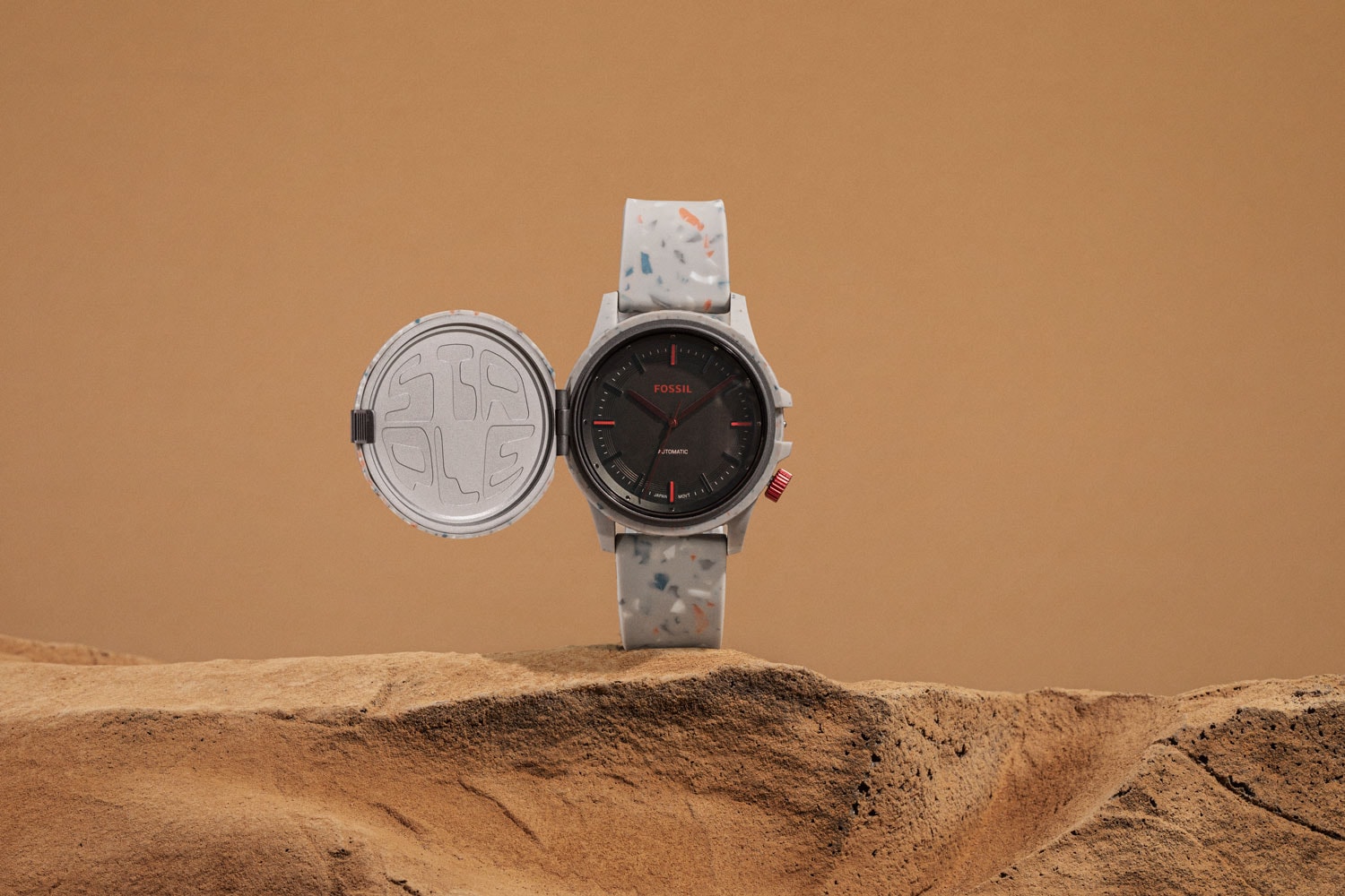 Fossil and Staple Collaboration Hypetalk Panel Discussion HBX Headquarters watches design pink grey light grey nick wooster westside gunn pplpleasr