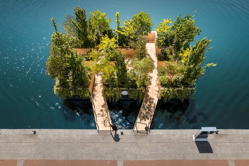 Stefano Boeri Creates "Floating Forest" for Timberland 