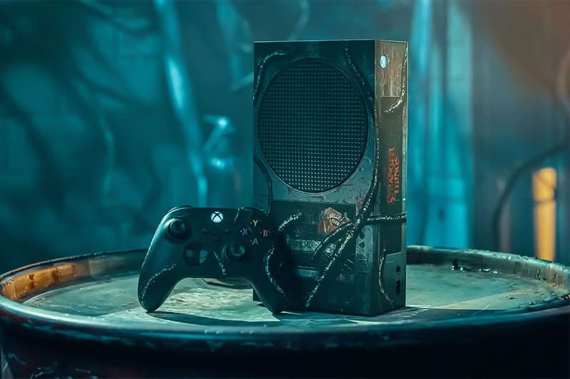 Take a Look at the Official 'Stranger Things'-themed Xbox Series S microsoft upside down netflix 80s cassette player hawkins
