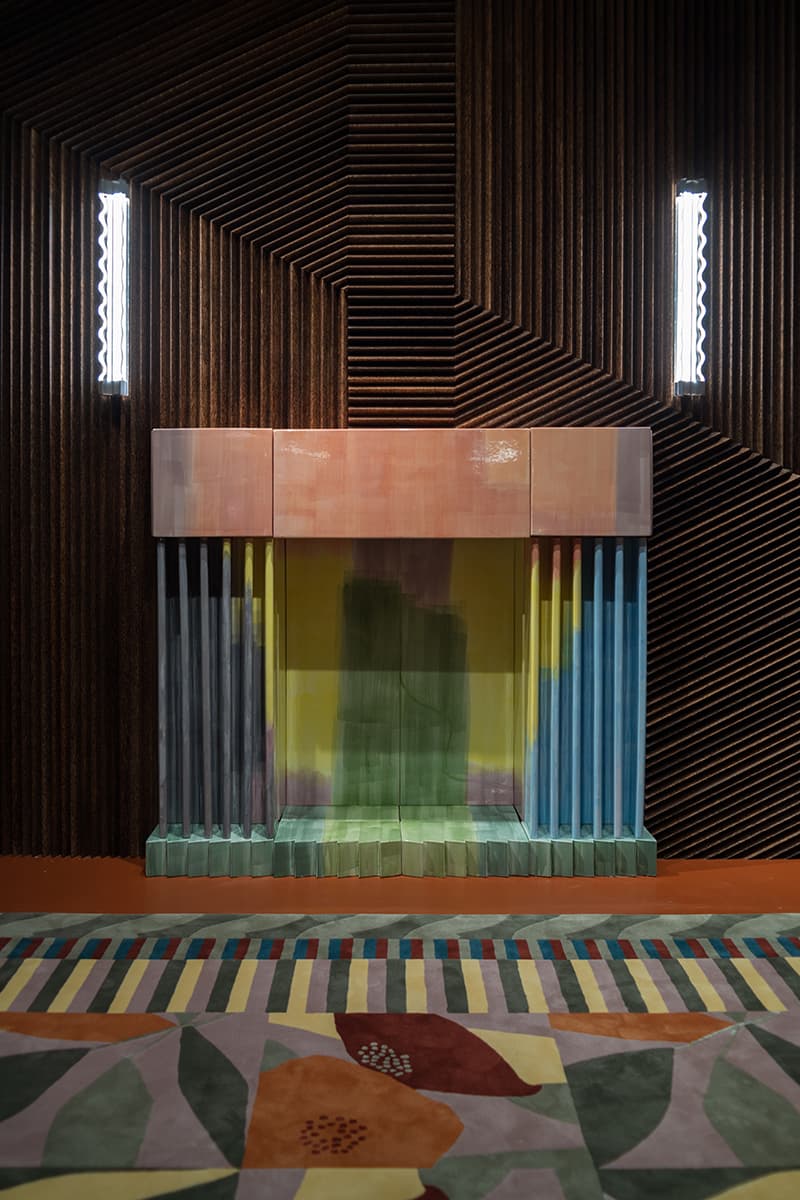 Luca Guadagnino Debuts Furniture at Carlo Scarpa-inspired Installation during Salone del Mobile