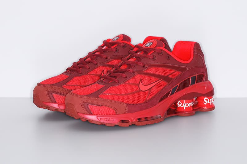 Nike e Supreme revelam colaboração usando icônico Nike Shox '4 Molas' 3 Supreme Nike Shox Ride 2 SP Spring 2022 Colaboração Informações de lançamento Data de compra Preço de compra