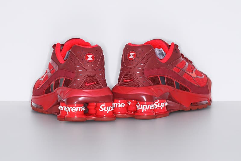 Nike e Supreme revelam colaboração usando icônico Nike Shox '4 Molas' 4 Supreme Nike Shox Ride 2 SP Spring 2022 Colaboração Informações de lançamento Data de compra Preço de compra